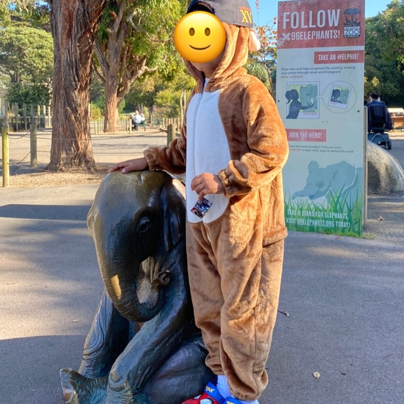 Kids Reindeer Onsie-M - Picture 6 of 8